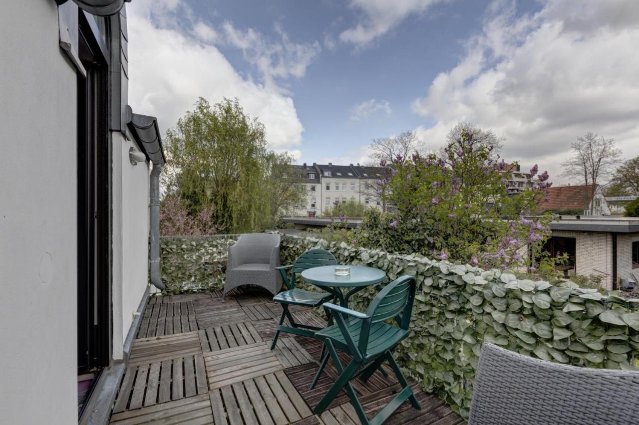 Air Boardinghouse Tulip Stockum, zu Fuß - 3 Minuten zur Messe Düsseldorf Exterior foto